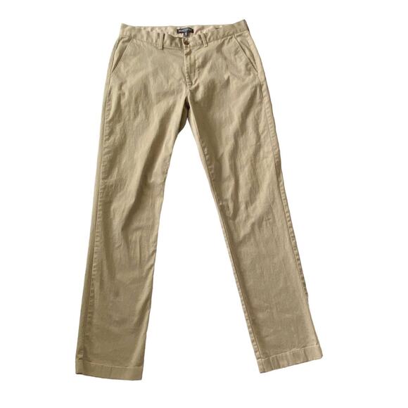 J. Crew Mercantile Flex Men's Size 32/34 Khaki Tan Straight Leg Casual Pants - Picture 1 of 7